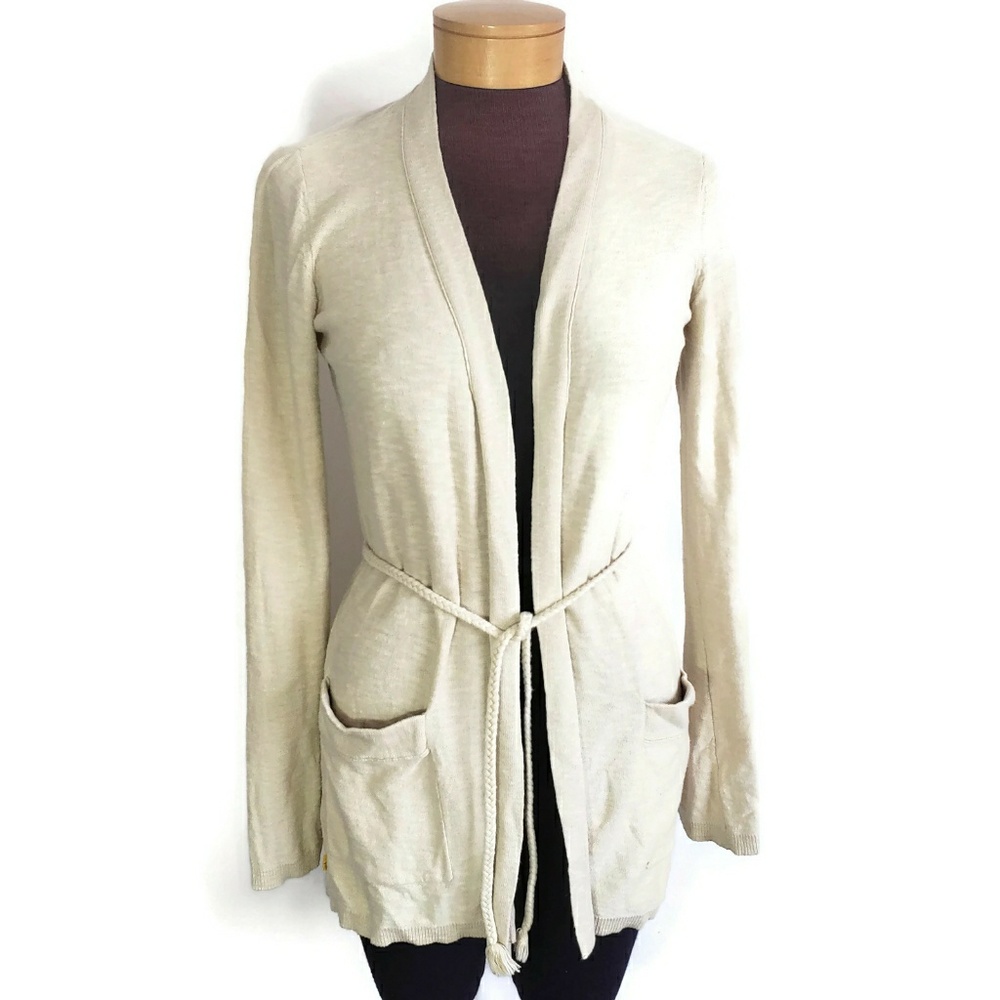 Lole Cream Women's Cardigan Sweater